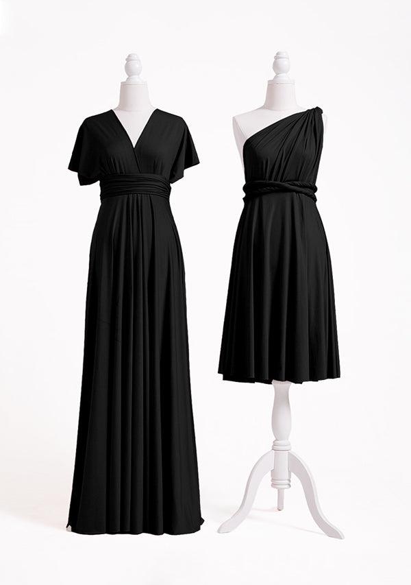 Buy 72Styles Infinity Dress, Black Multiway Convertible Dresses