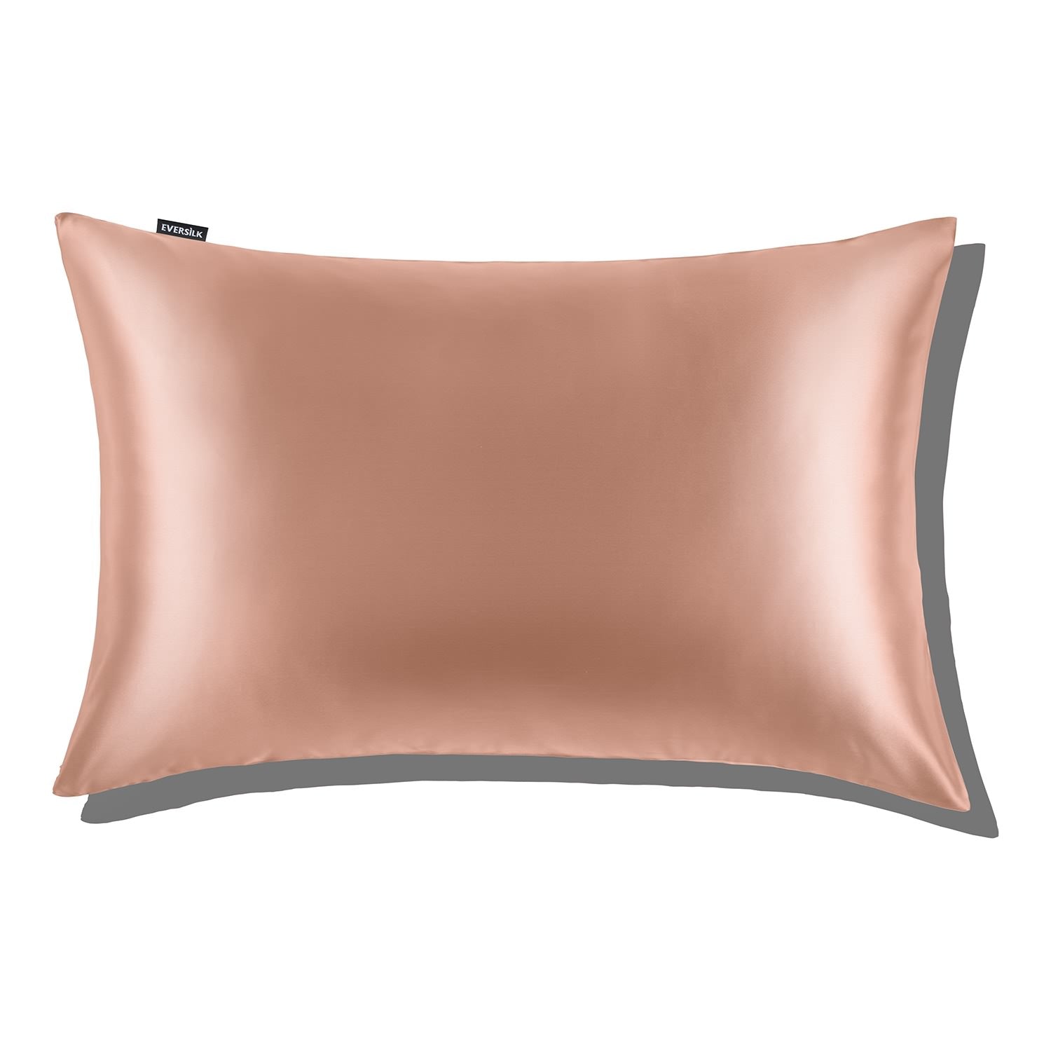 EVERSILK Rose Gold Silk Pillowcase for Hair and Skin - 100% Mulberry Silk - 22 Momme, 6A Grade with Zipper