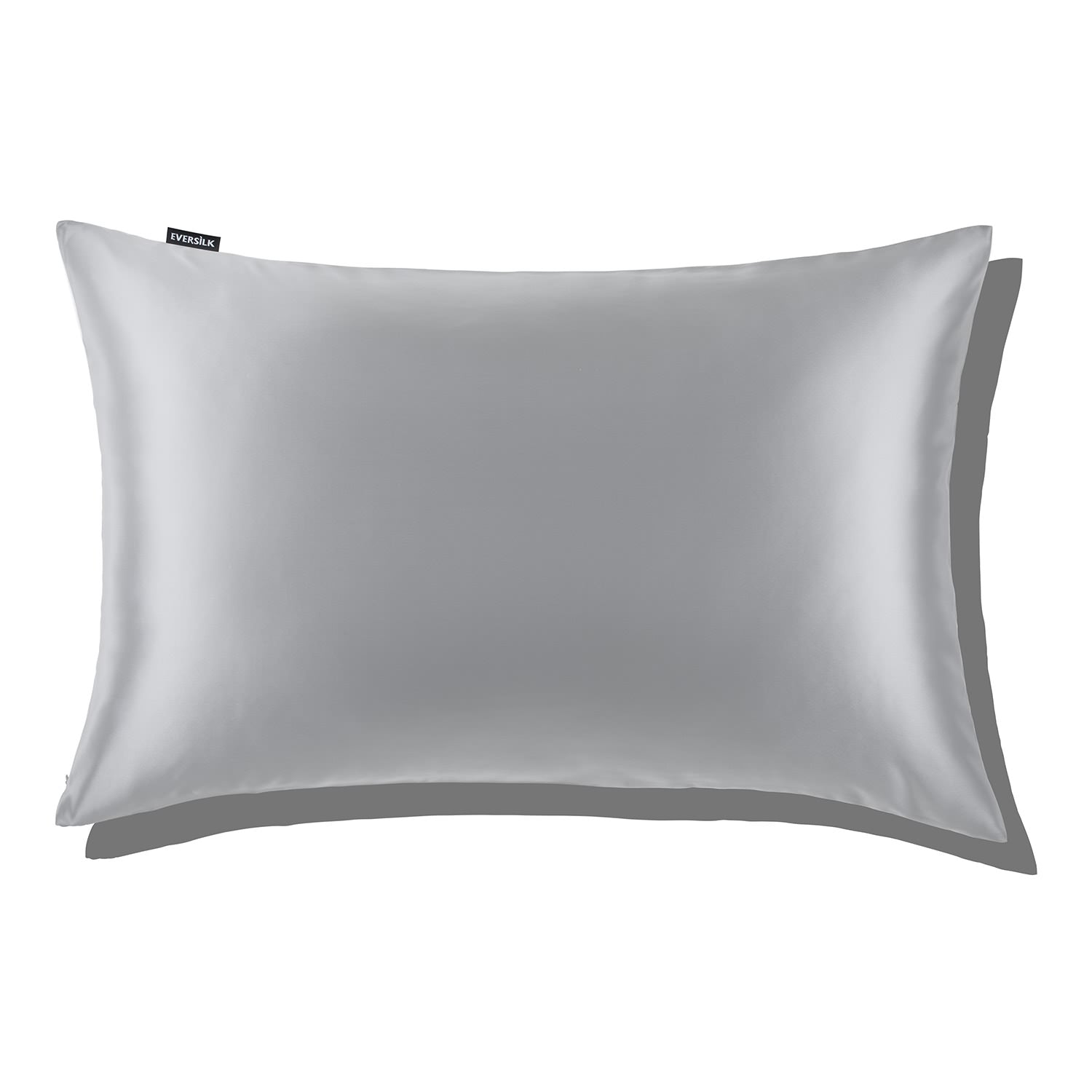 EVERSILK Silver Silk Pillowcase for Hair and Skin - 100% Mulberry Silk - 22 Momme, 6A Grade with Zipper