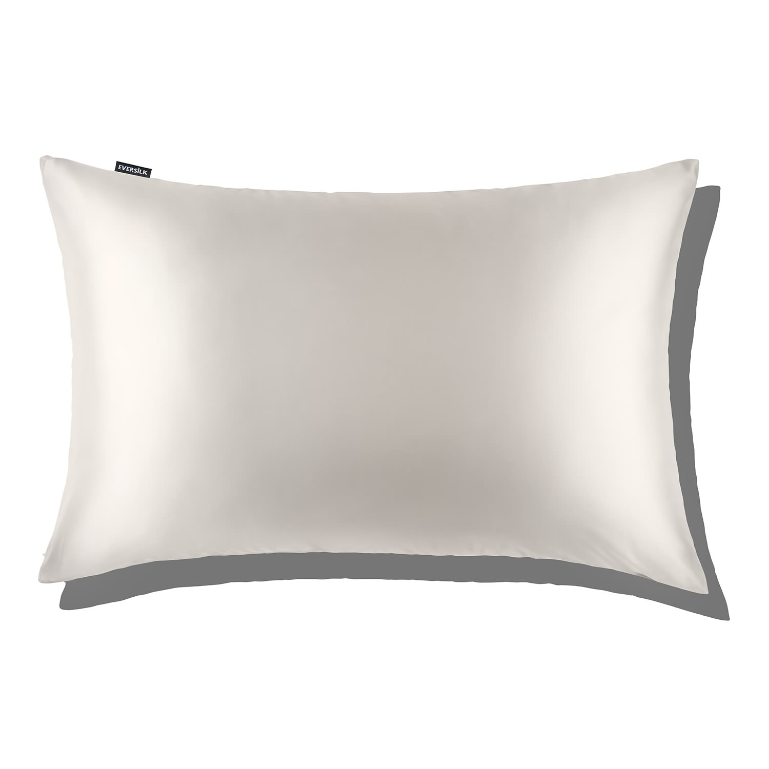 EVERSILK White Silk Pillowcase for Hair and Skin - 100% Mulberry Silk - 22 Momme, 6A Grade with Zipper