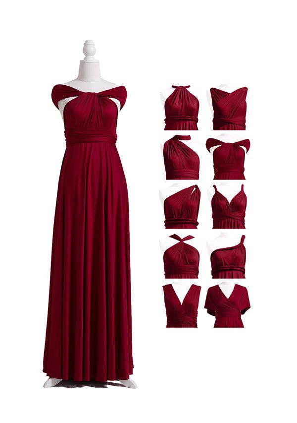 Buy Burgundy Infinity Dress, Wine Multiway Dress - InfinityDress.com